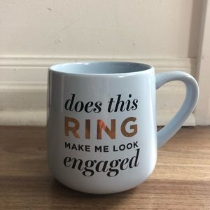 Does This Ring Make Me Look Engaged engagement mug from Indigo